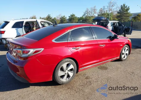 2016 Hyundai Sonata Hybrid Limited from USA, damaged, VIN KMHE34L17GA021579